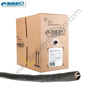 1-1427234-0 AMP CABLE UTP CAT.5E 4Px24AWG MULTIFILAR Negro