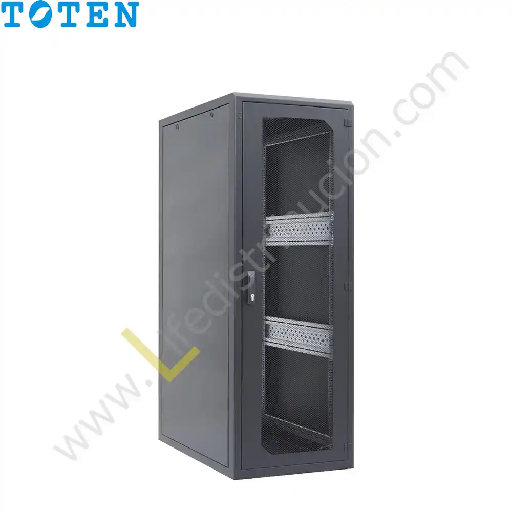 G3.6022.9801 22RU (Alto 1.17 Ancho 0.60 Prof. 1.00) puerta delantera microperforada y posterior doble microperforada