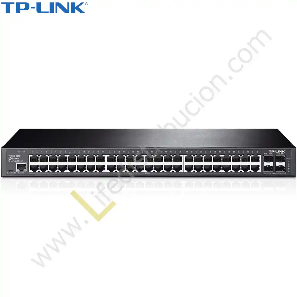 T2600G-52TS TP-LINK SWITCH GIGABIT L2 48 PUERTOS JETSTREAM