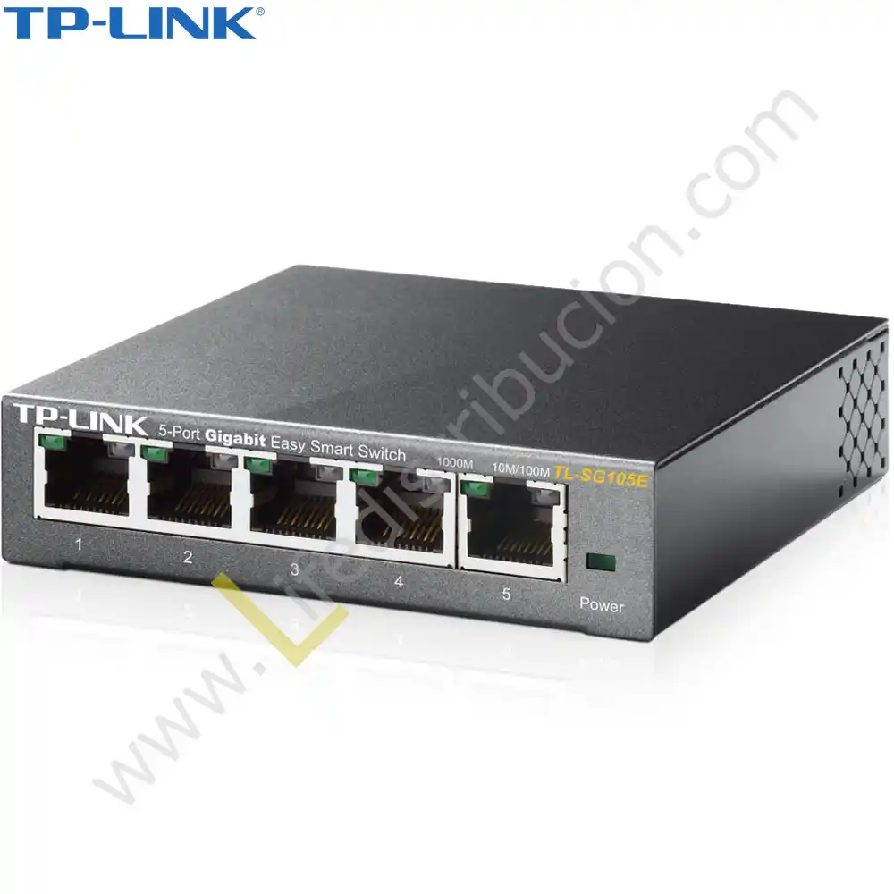 TL-SG105E TP-LINK SWITCH GIGABIT 05 PTOS 10/100/1000 MBPS