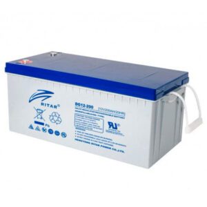 BATERIA RP GEL 12V 200AH TERMINAL F10/F16 / PESO 58KG / MEDIDAS 522x240x219(224)MM