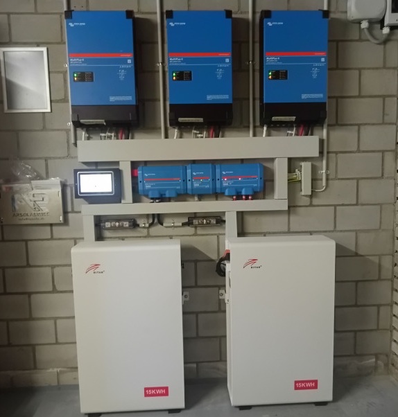 Batería de litio Ritar GE-W15kWh-51.2V de litio LiFePO4 Wall Mounted IP65 Exteriores - Imagen 2