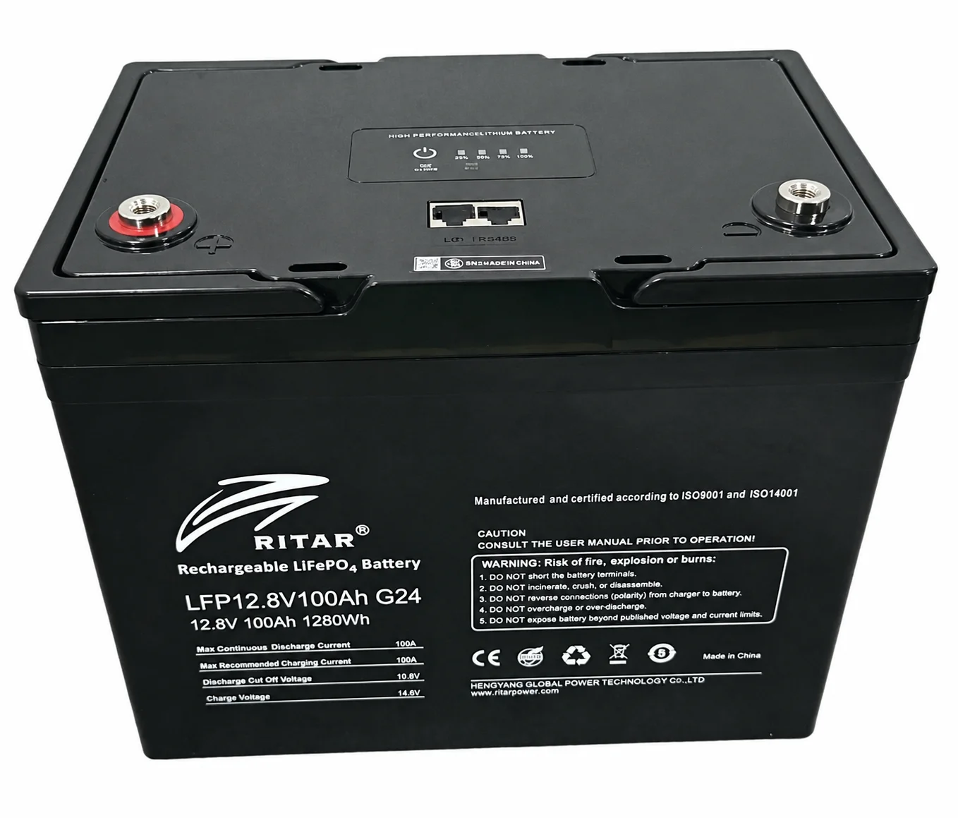 bateria de litio LFP12.8V100Ah