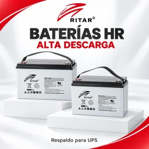 Baterías Ritar HR High Rate Alta Descarga